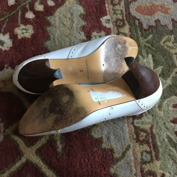 JOHN FLUEVOG Chamomile Teapots White + Ivory Shoes Size 8 - Picture 3 of 11